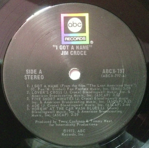Jim Croce - I Got A Name (LP, Album) (Good Plus (G+)) - Image 3