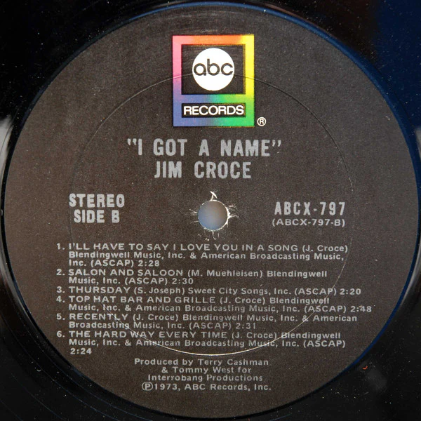 Jim Croce - I Got A Name (LP, Album, Ter) (Very Good Plus (VG+)) - Image 4