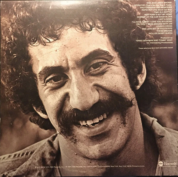 Jim Croce - Photographs & Memories (His Greatest Hits) (LP, Comp, Pit) (Very Good (VG)) - Image 2