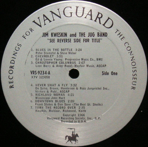 Jim Kweskin & The Jug Band - See Reverse Side For Title (LP, Album, Mono) (Very Good (VG)) - Image 3