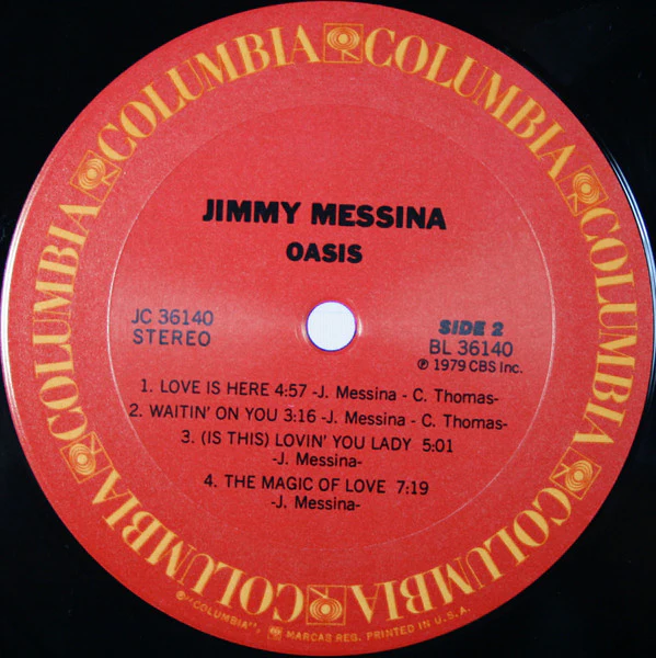 Jim Messina - Oasis (LP, Album, Pit) (Very Good Plus (VG+)) - Image 4
