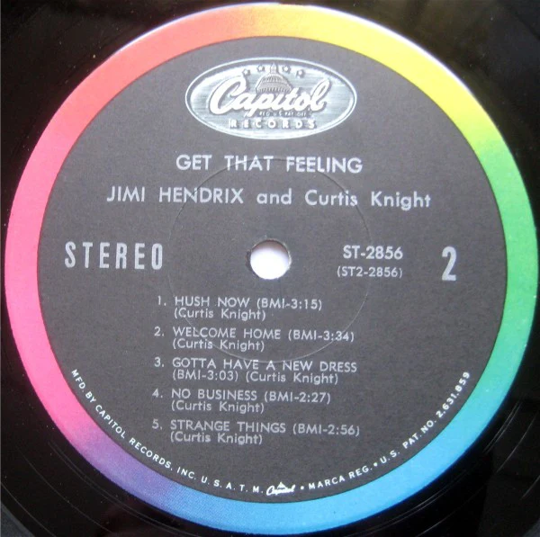 Jimi Hendrix And Curtis Knight - Get That Feeling (LP, Album) (Very Good (VG)) - Image 4