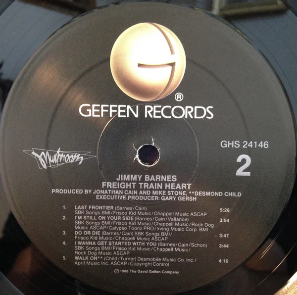 Jimmy Barnes - Freight Train Heart (LP, Album) (Near Mint (NM or M-)) - Image 4