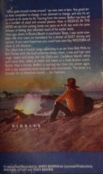 Jimmy Buffett - Riddles In The Sand (Cass, Album, Hig) (Very Good (VG)) - Image 3
