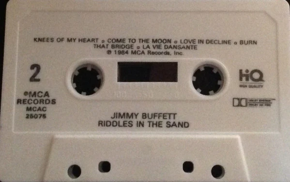 Jimmy Buffett - Riddles In The Sand (Cass, Album, Hig) (Very Good (VG)) - Image 5