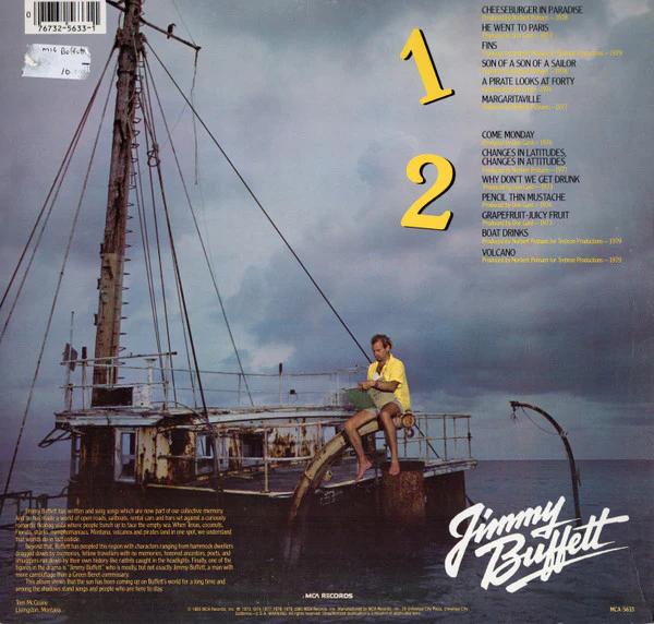 Jimmy Buffett - Songs You Know By Heart - Jimmy Buffett's Greatest Hit(s) (LP, Comp, Club, CRC) (Near Mint (NM or M-)) - Image 2