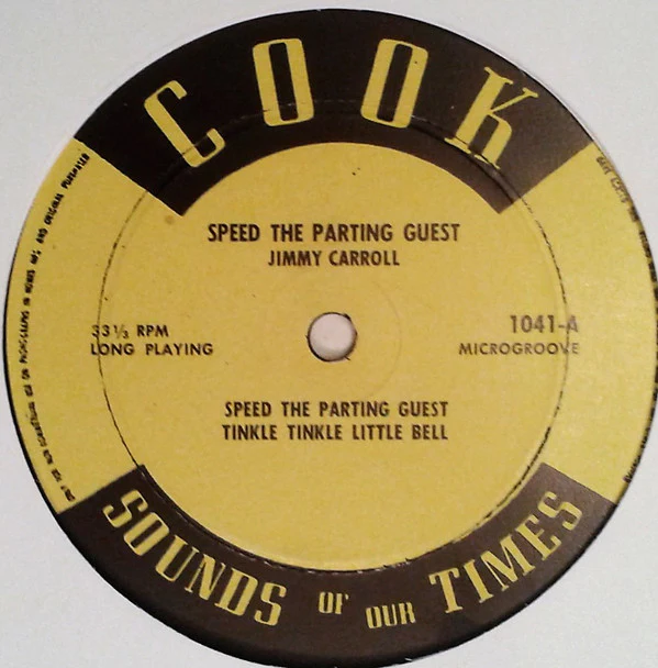 Jimmy Carroll - Speed The Parting Guest (10") (Very Good Plus (VG+)) - Image 3