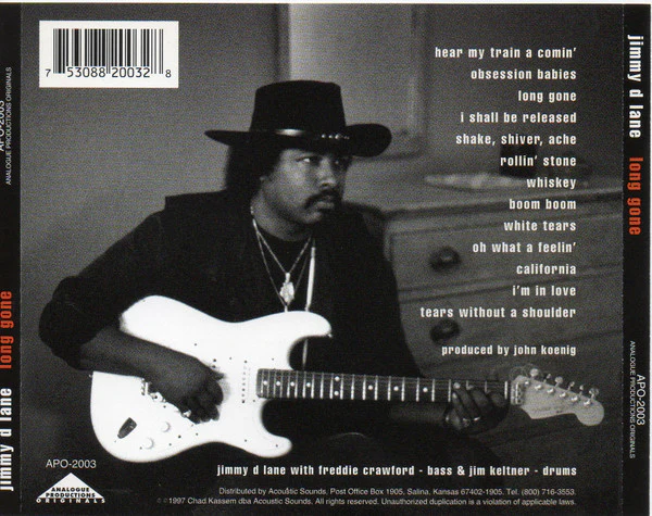 Jimmy D. Lane - Long Gone (CD, Album) (Near Mint (NM or M-)) - Image 2