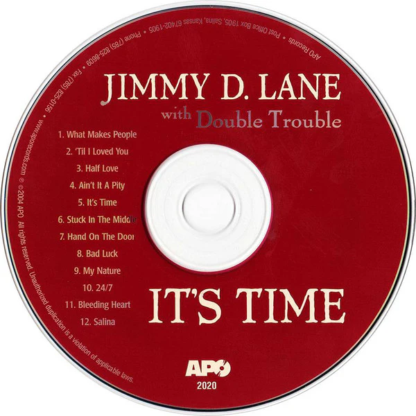 Jimmy D. Lane With Double Trouble - It's Time (CD, Album) (Near Mint (NM or M-)) - Image 4