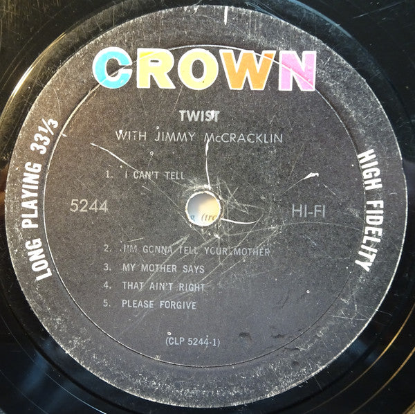 Jimmy McCracklin - Twist (LP, Album, Mono) (Good (G)) - Image 4