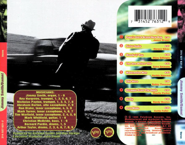 Jimmy Smith - Damn! (CD, Album) (Near Mint (NM or M-)) - Image 2