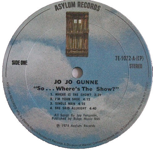 Jo Jo Gunne - "So...Where's The Show?" (LP, Album, Emb) (Very Good Plus (VG+)) - Image 4