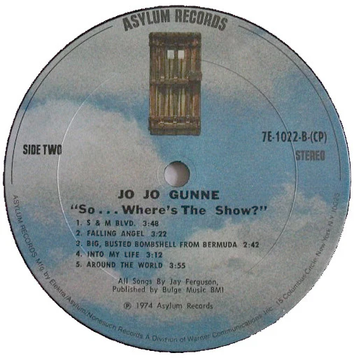 Jo Jo Gunne - "So...Where's The Show?" (LP, Album, Emb) (Very Good Plus (VG+)) - Image 5