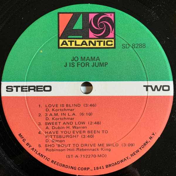 Jo Mama - J Is For Jump (LP, Album, MO ) (Very Good Plus (VG+)) - Image 4