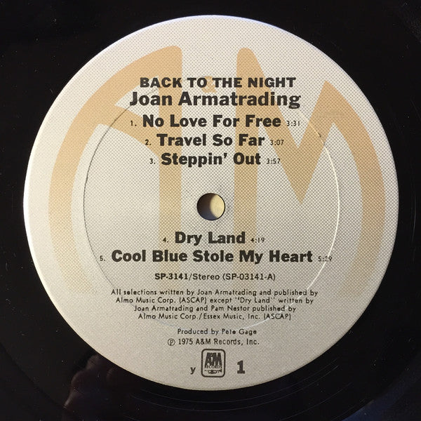 Joan Armatrading - Back To The Night - NEW OLD STOCK SEALED - Image 2