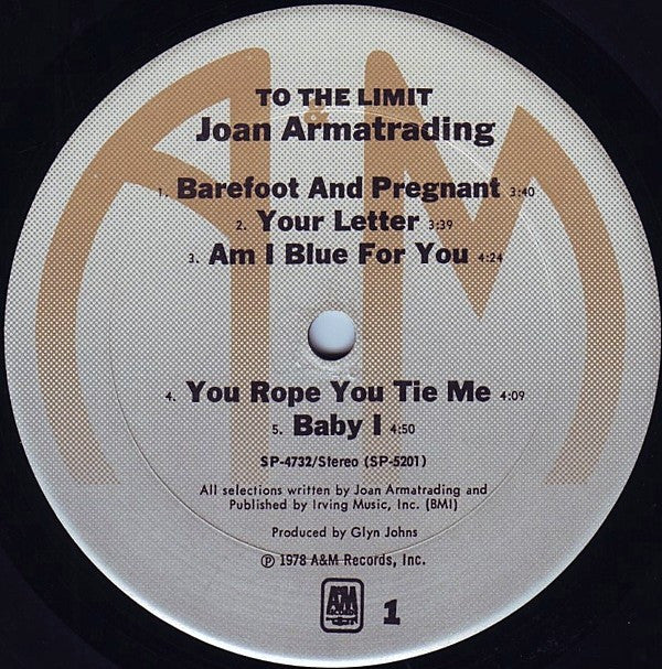 Joan Armatrading - To The Limit (LP, Album) (Very Good Plus (VG+)) - Image 5