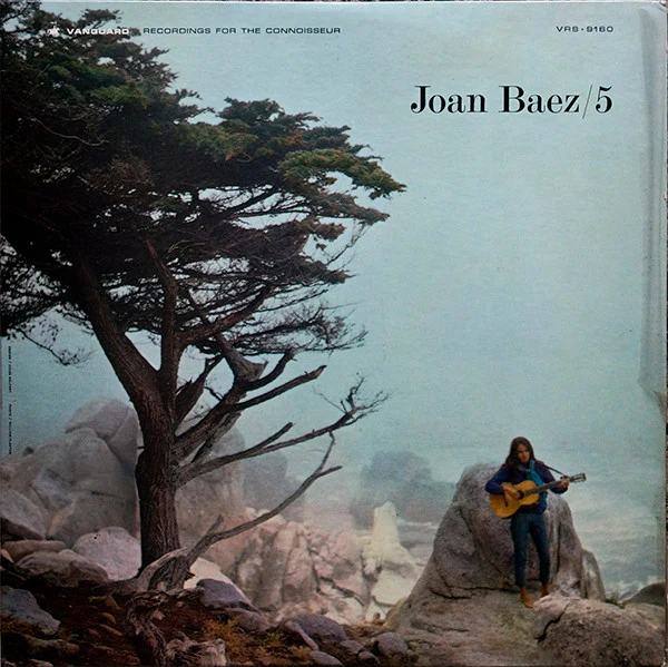 Joan Baez - 5 (LP, Album, Mono) (Very Good (VG))