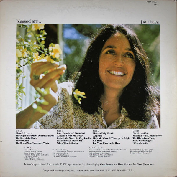 Joan Baez - Blessed Are... (2xLP, Album, Bla + 7", Bla) (Near Mint (NM or M-)) - Image 4