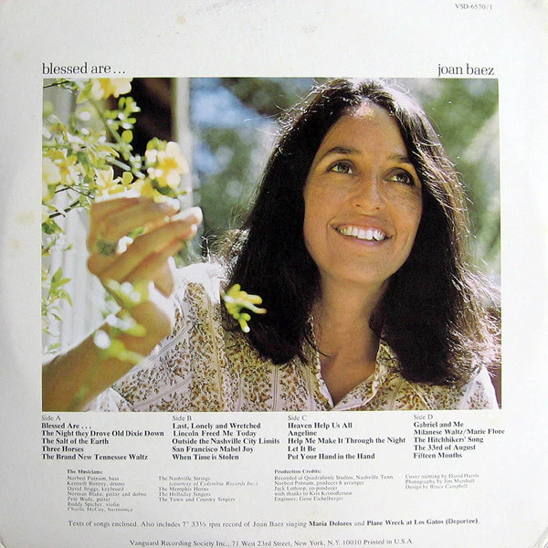 Joan Baez - Blessed Are... (2xLP, Pit + 7", Styrene, Pit) (Very Good Plus (VG+)) - Image 4