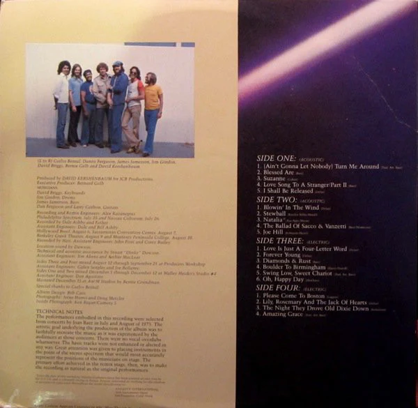 Joan Baez - From Every Stage (2xLP, Album, Ter) (Very Good (VG)) - Image 3