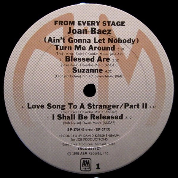 Joan Baez - From Every Stage (2xLP, Album, Ter) (Very Good (VG)) - Image 4