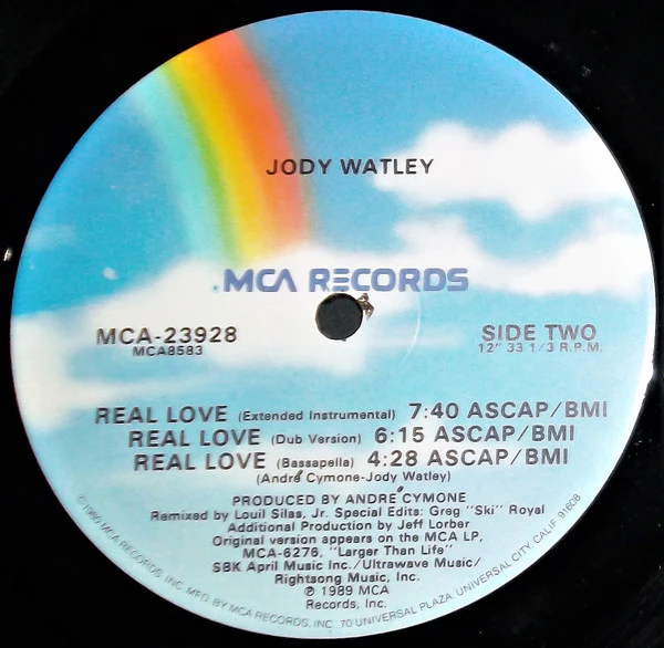 Jody Watley - Real Love (12", Single) (Very Good Plus (VG+)) - Image 4