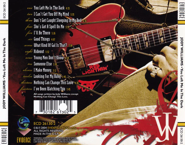 Jody Williams - You Left Me In The Dark (CD, Album) (Near Mint (NM or M-)) - Image 2
