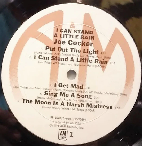 Joe Cocker - I Can Stand A Little Rain (LP, Album, Mon) (Very Good Plus (VG+)) - Image 3