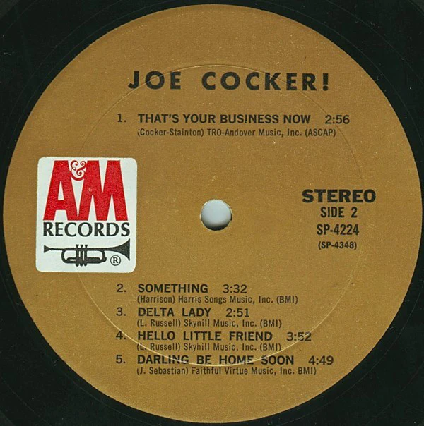 Joe Cocker - Joe Cocker! (LP, Album, Mon) (Very Good Plus (VG+)) - Image 4