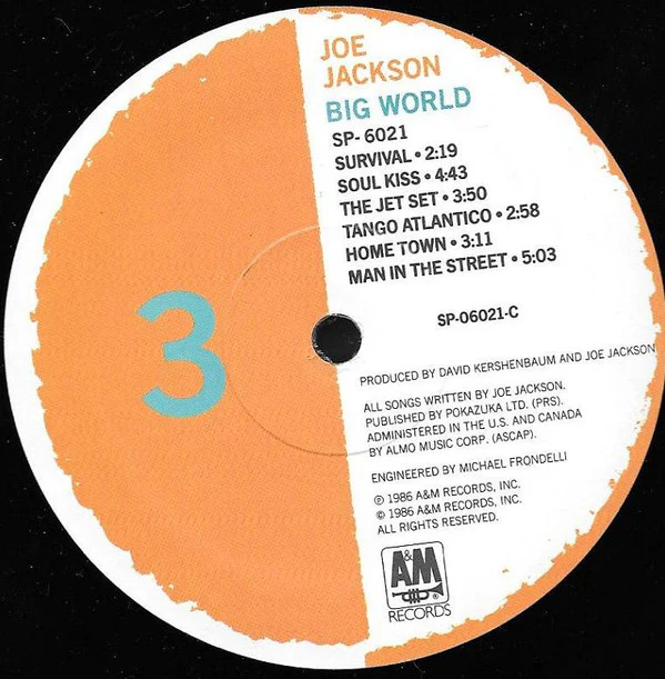 Joe Jackson - Big World (LP, Album + LP, S/Sided) (Very Good Plus (VG+)) - Image 5