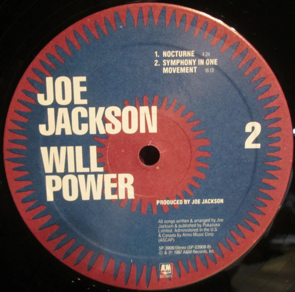 Joe Jackson - Will Power (LP, Album) (Very Good (VG)) - Image 4
