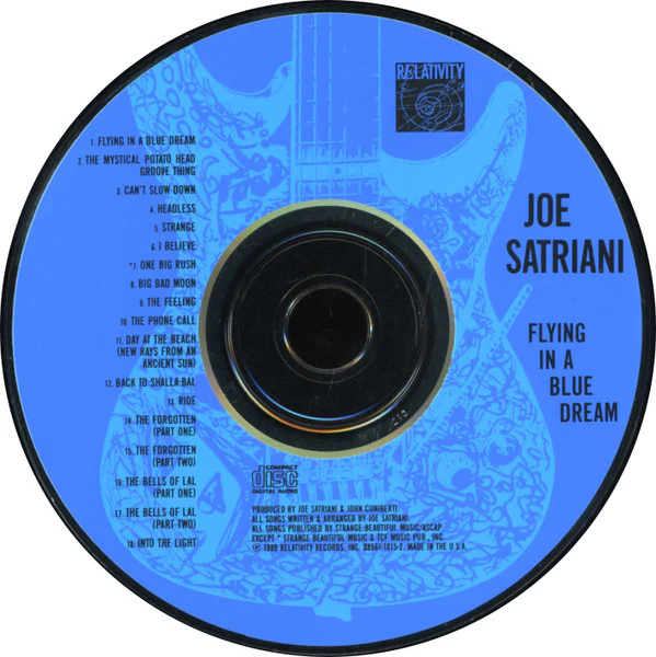 Joe Satriani - Flying In A Blue Dream (CD, Album) (Very Good Plus (VG+)) - Image 3