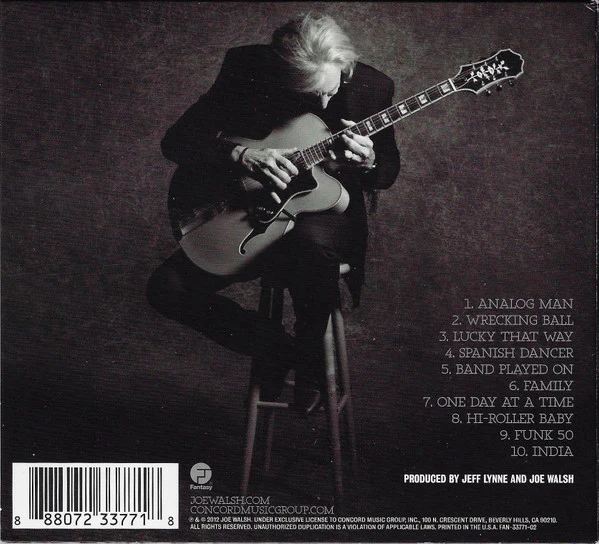 Joe Walsh - Analog Man (CD, Album, Gat) (Very Good (VG)) - Image 3