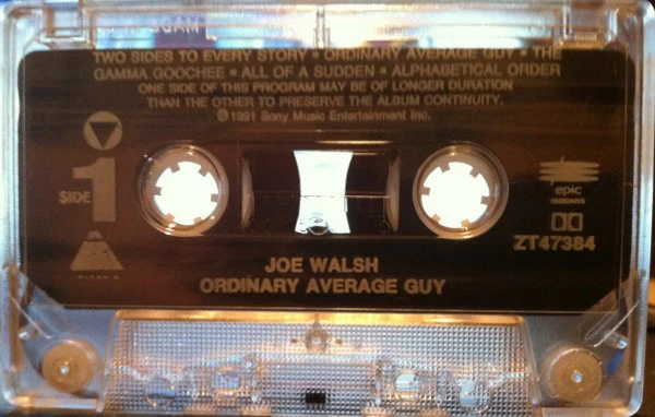 Joe Walsh - Ordinary Average Guy (Cass, Album, Dol) (Near Mint (NM or M-)) - Image 3