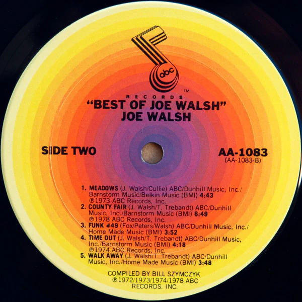 Joe Walsh - The Best Of Joe Walsh (LP, Comp, Pit) (Near Mint (NM or M-)) - Image 5