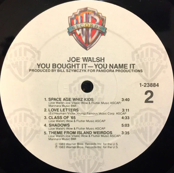 Joe Walsh - You Bought It - You Name It (LP, Album, Spe) (Very Good (VG)) - Image 4