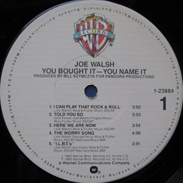 Joe Walsh - You Bought It - You Name It (LP, Album, Win) (Very Good Plus (VG+)) - Image 3