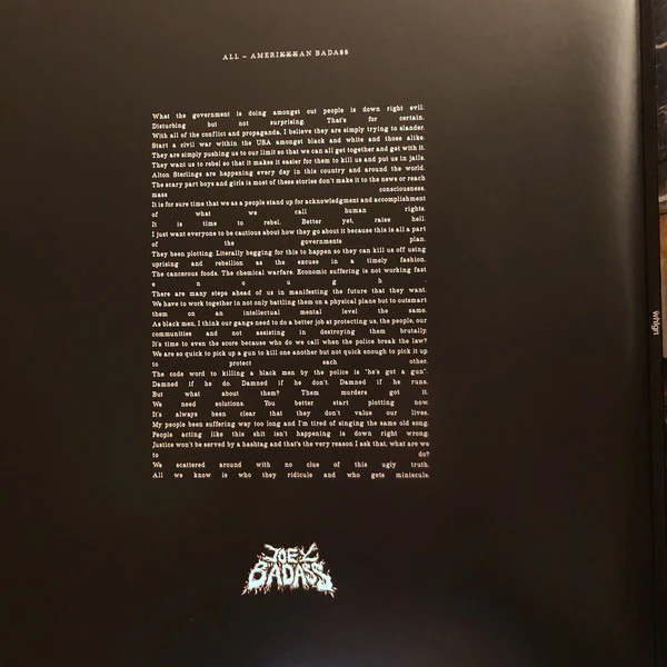 Joey Bada$$ - All-Amerikkkan Bada$$ (2xLP, Album) (Near Mint (NM or M-)) - Image 2