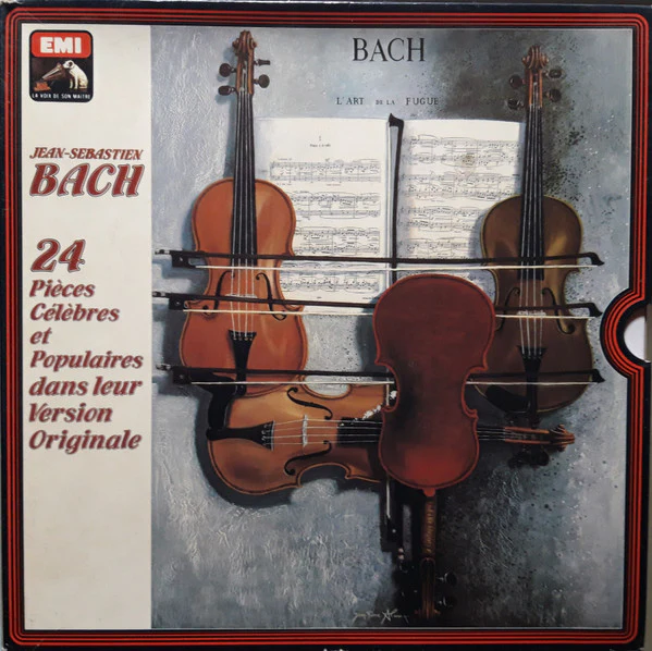 Johann Sebastian Bach - 24 Pièces Célèbres Et populaires Dans Leur Version Originale (3xLP, Comp, Box) (Near Mint (NM or M-))