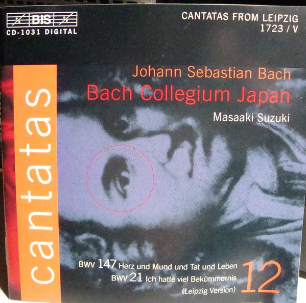Johann Sebastian Bach, Bach Collegium Japan, Masaaki Suzuki - Cantatas 12 : BWV 147 Herz Und Mund Tat Und Leben - BWV 21 Ich Hatte Viel Bekümmernis ( Leipzig Version ) (CD) (Very Good Plus (VG+))
