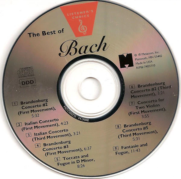 Johann Sebastian Bach - The Best Of Bach (CD, Comp) (Near Mint (NM or M-)) - Image 3
