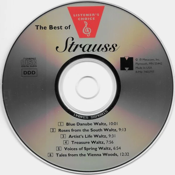 Johann Strauss Jr. - The Best Of Strauss (CD, Comp) (Near Mint (NM or M-)) - Image 3