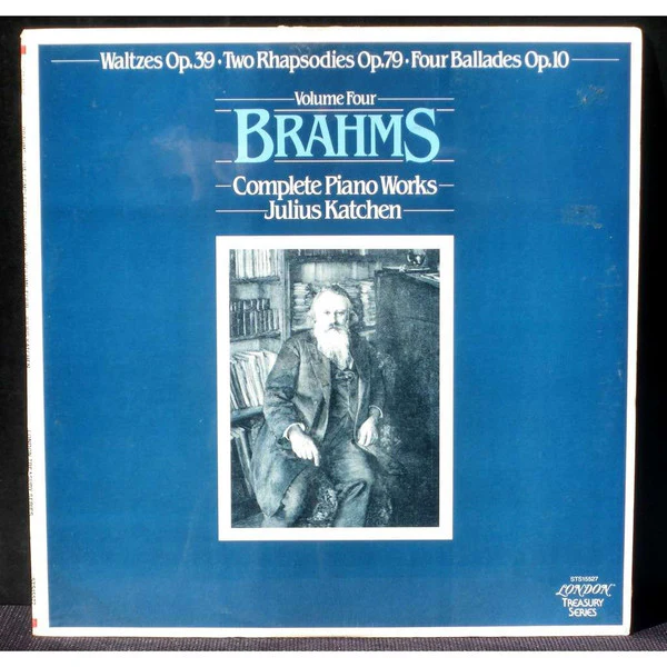 Johannes Brahms, Julius Katchen - The Complete Piano Works Vol. 4 (LP, Album, RE) (Very Good Plus (VG+))