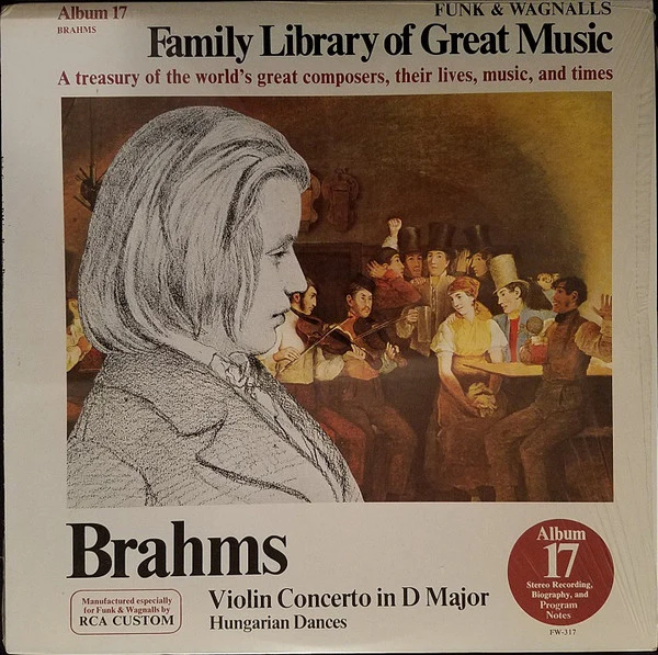 Johannes Brahms - Violin Concerto In D Major - Hungarian Dances (LP) (Very Good Plus (VG+))