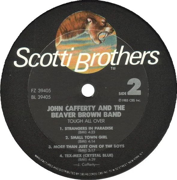 John Cafferty And The Beaver Brown Band - Tough All Over (LP, Album, Pit) (Very Good Plus (VG+)) - Image 4