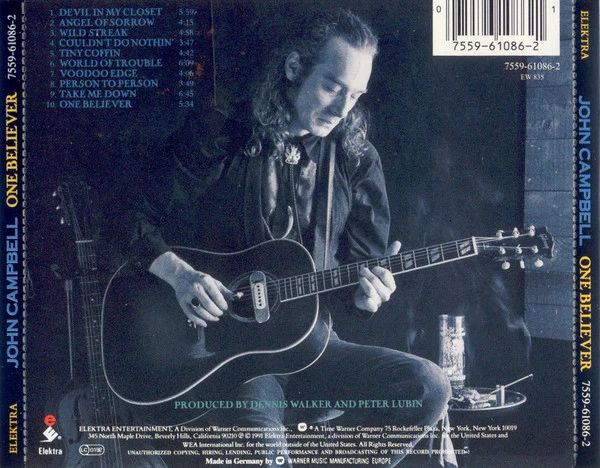 John Campbell - One Believer (CD, Album, RE) (Near Mint (NM or M-)) - Image 2