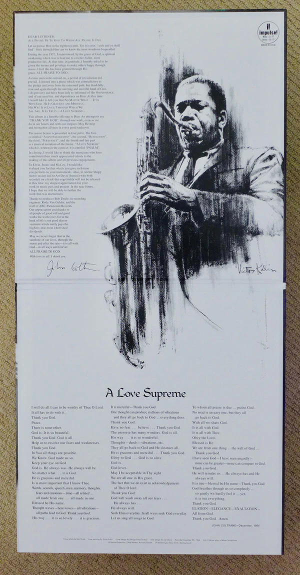 John Coltrane - A Love Supreme (LP, Album, M/Print, RE, 180) (Mint (M)) - Image 3