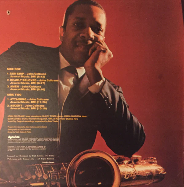 John Coltrane - Sun Ship (LP, Album, Gat) (Very Good Plus (VG+)) - Image 2
