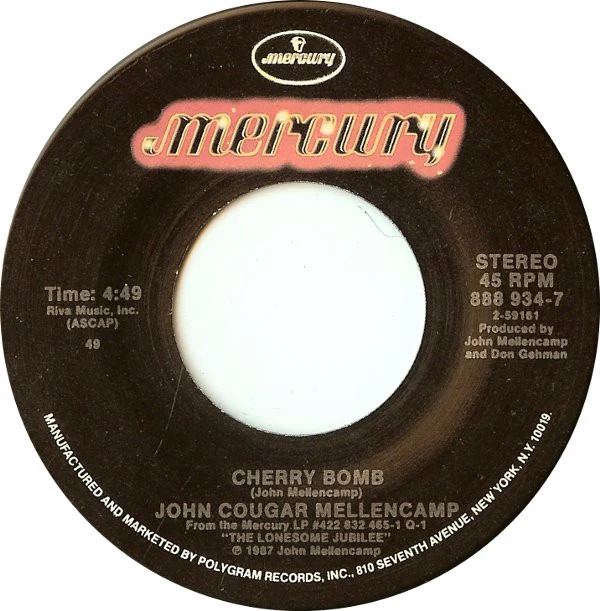 John Cougar Mellencamp - Cherry Bomb (7", Single, 49) (Near Mint (NM or M-)) - Image 3