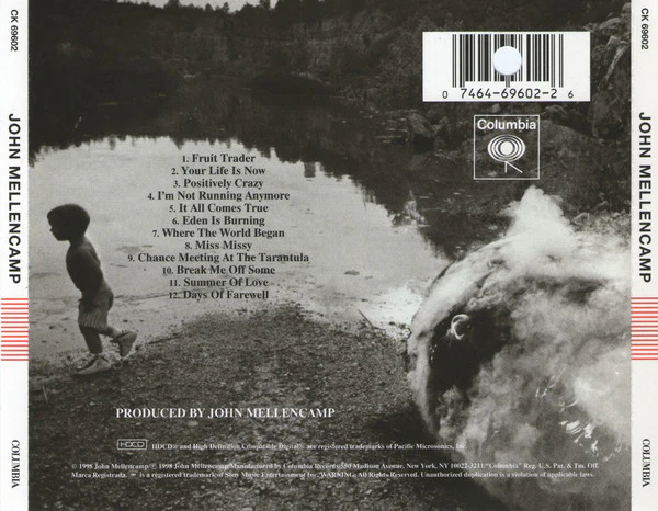 John Cougar Mellencamp - John Mellencamp (HDCD, Album) (Near Mint (NM or M-)) - Image 2
